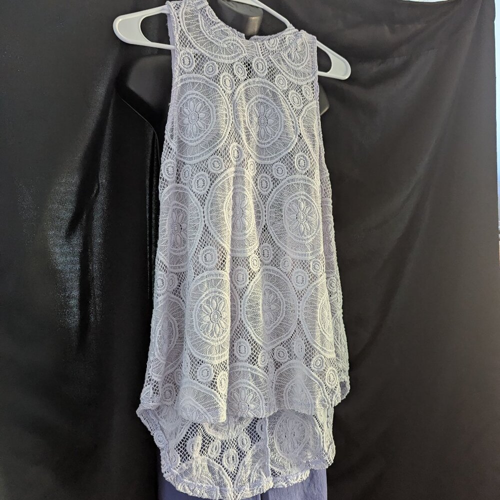 Elodie pale purple top- M